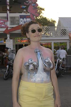 Body Painting 2004 photo - Duval Street, Key West